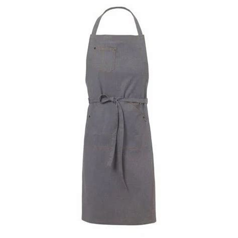 Grey Plain Kitchen Cotton Apron At Rs 150 In Pune Id 19997195462