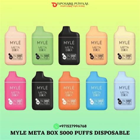 MYLE META BOX 5000 PUFFS DISPOSABLE BUY DISPOSABLE VAPE DUBAI IN UAE