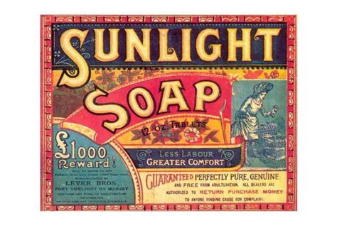 Sunlight Soap Vintage Style Metal Advertising Wall Plaque Sign Or