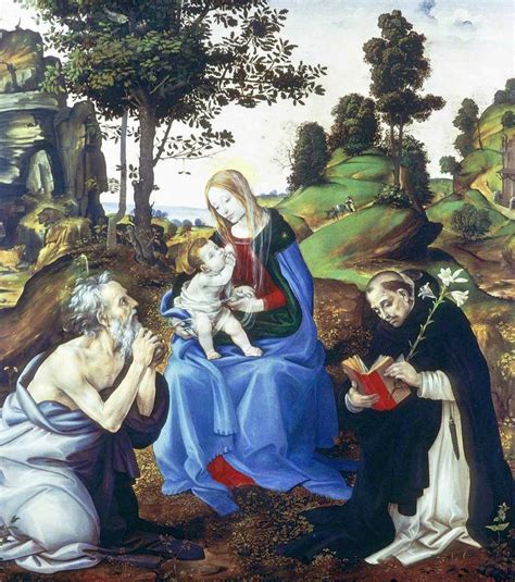 Filippo Lippi Detto Filippino Lippi Madonna Col Bambino E