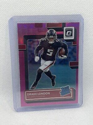 Drake London Panini Donruss Optic Rated Rookie Rc Pink Holo Prizm