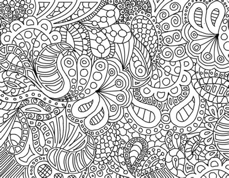 Desenho De Linhas Curvas De Zentangle Para Colorir Tudodesenhos