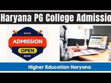 Haryana PG College Admission Online Form 2024 25 Haryana College