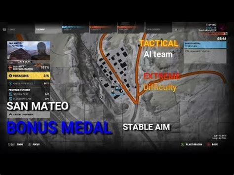 Ghost Recon Wildlands San Mateo Bonus Medal Youtube