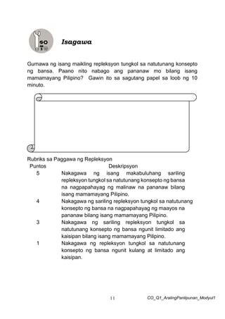 Ap Q Mod Isangbansaangpilipinas Isigawnangmalakas V Pdf