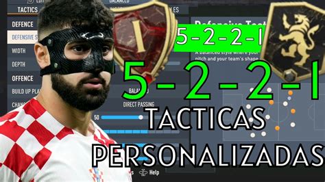 LA MEJOR FORMACION DEFENSIVA EN FIFA TACTICAS Y FORMACIÓN 5 2 2 1