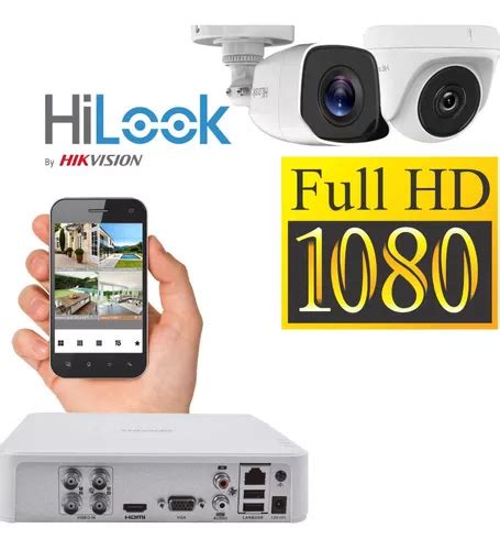 Kit Hikvision Hilook Dvr 1080 4 Ch 2 Cámaras Envío Gratis