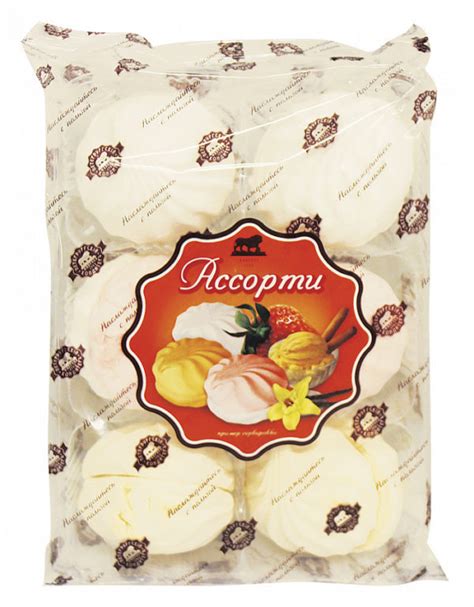 Зефир 'Ассорти' 310гр.*12шт. (ООО 'Ф'Петербургский КондитерЪ) - Палитра ...