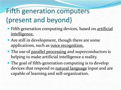 Generations Of Computers PowerPoint Slides LearnPick India