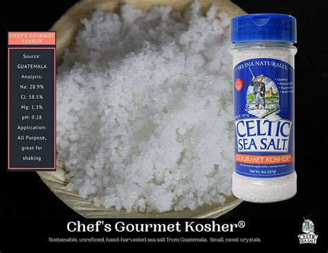 Celtic Sea Salt Gourmet Kosher 16 Oz 1 Lb Bag