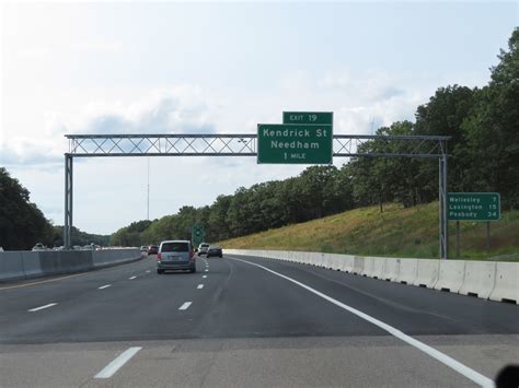 Massachusetts Interstate 95 Northbound Cross Country Roads