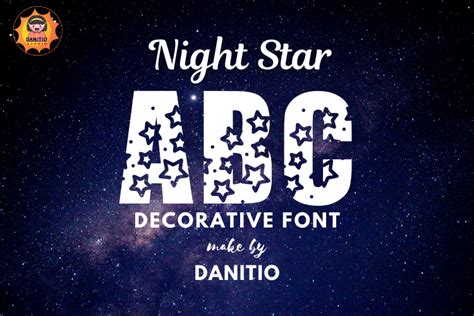 Night Star Font By Danitakukkai · Creative Fabrica