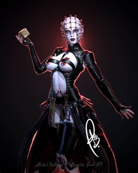 Female Pinhead By Creative Geek Mb 3d Model 3d Printable Cgtrader