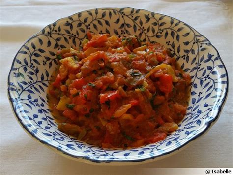 Salade marocaine aux poivrons grillées recette