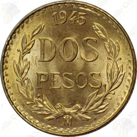 Mexican 2 Peso Gold - .0482 oz Pure Gold - SKU #22002