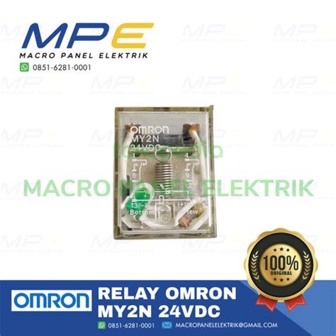 Jual Relay OMRON MY2N 24VDC 8 Pin 8 Kaki Relay OMRON MY2 MY 2N 24 VDC