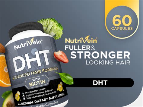 Mua Nutrivein Dht Blocker With Biotin Boosts Hair Growth And New Follicle Growth For Men And