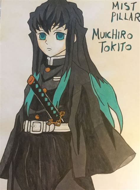 Muichiro Tokito Anime Character Drawing Animated Drawings Anime