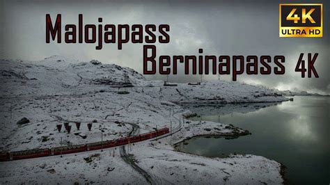 Passo Del Maloja E Del Bernina 4K Svizzera Malojapass And