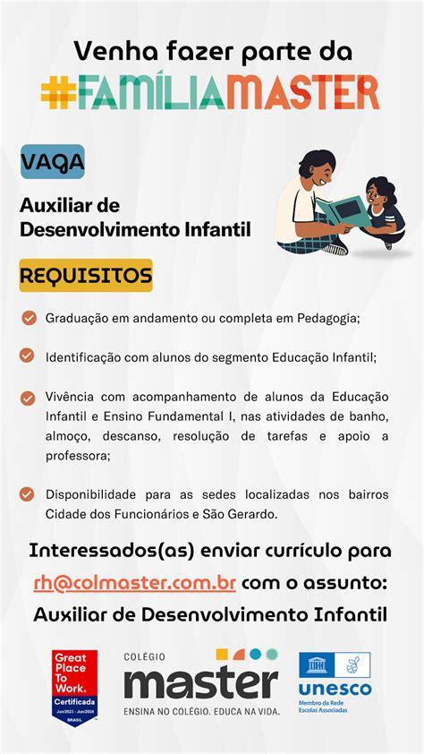 Auxiliar De Desenvolvimento Infantil Precisa De Faculdade