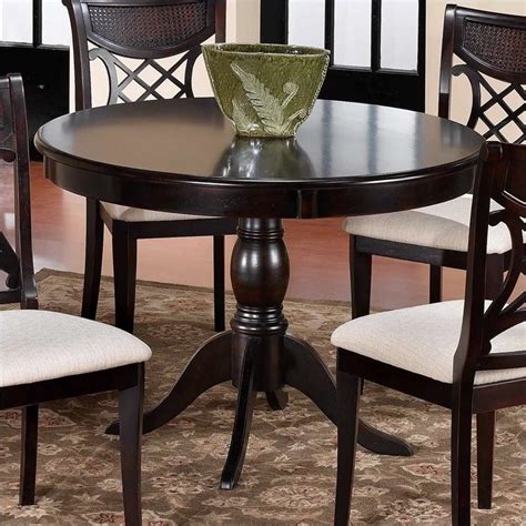 Hillsdale Glenmary Round Casual Dining Table In Dark Cherry 4783dtb