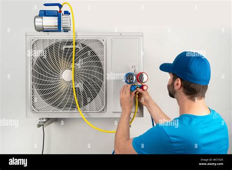 Installation Service Fix Repair Maintenance Of An Air Conditioner