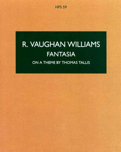 Fantasia on a Theme by Thomas Tallis Sheet Music by Ralph Vaughan ...