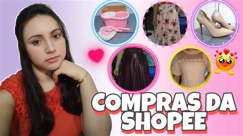 MINHAS COMPRINHAS DA SHOPEE itens aleatórios e moda evangélica YouTube