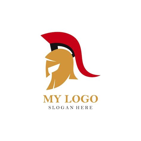 Premium Vector Spartan Helmet Logo Design Template Inspiration Pro Vector