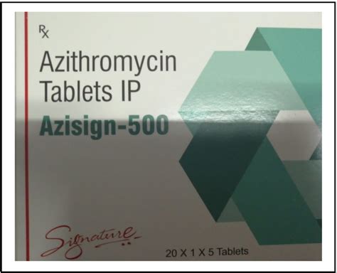 Azisign Azithromycin Mg Tablets At Rs Strip Of Tablets In