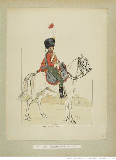 French Th Hussars Trumpeter By Ernest Fort French Army