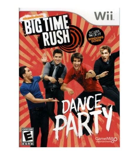 Big Time Rush Dance Party Wii W Instru Big Time Rush Big Time Rush Songs