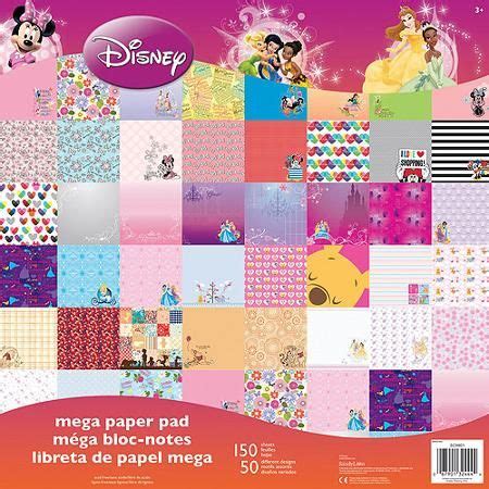 Disney Mega Paper Pad 12 X 12 150 Sheets Girl Walmart