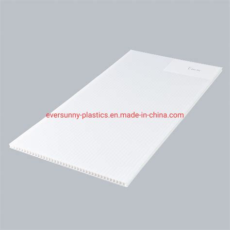 White Pp Hollow Correx Board For Packaging And Printing China