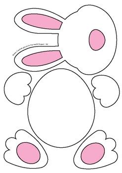 Easter Bunny Templates Fun Cutouts And Easter Resource Activities