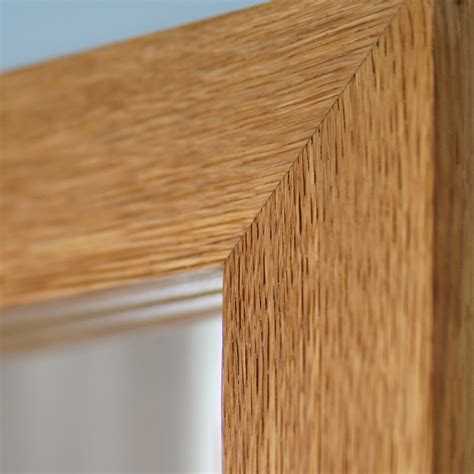 Настенное зеркало RITSA, дуб брашированный - Мастерская Golfed Woodwork