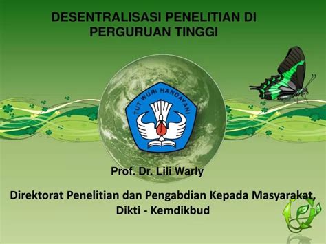 PPT DESENTRALISASI PENELITIAN DI PERGURUAN TINGGI PowerPoint