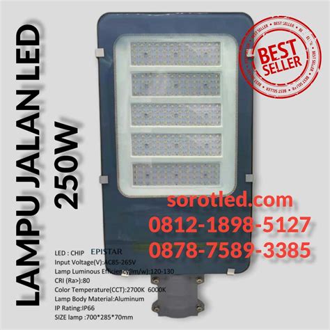 Jual Lampu Jalan Led W Waterproof Ip Cahaya Glodok