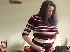 English Mature Whore Anally Disciplined Before Tasting Cum Pornzog