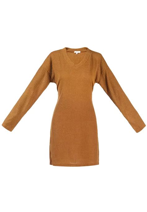 Buy London Rag Taupe Bodycon Tie Behind Knit Dress 2024 Online Zalora