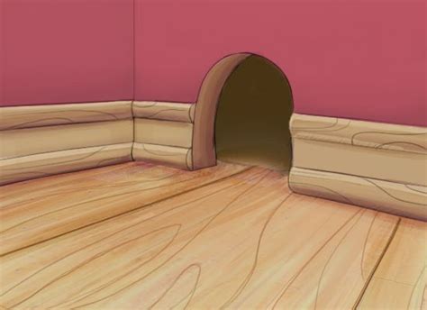 Why were mouse holes often represented in cartoons and movies like this ...