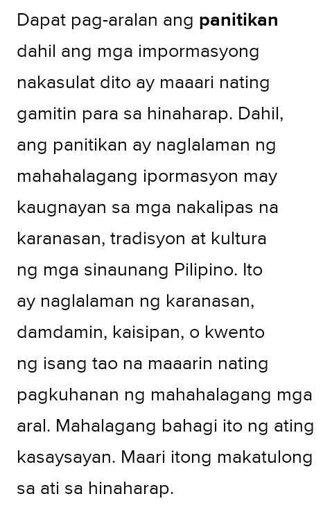 Bilang Isang Mag Aaral Bakit Mahalagang Pag Aralan Ang Ibat Ibang Uri