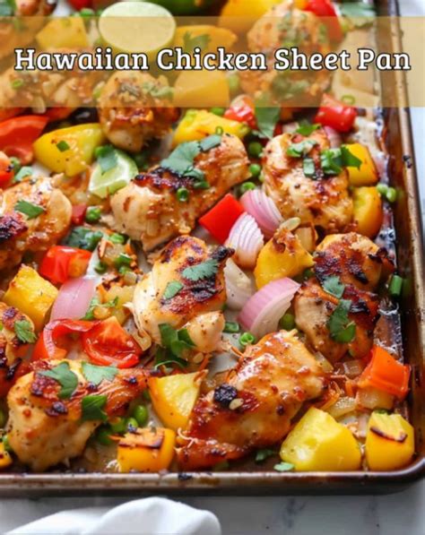 Hawaiian Chicken Sheet Pan Recipes Smile