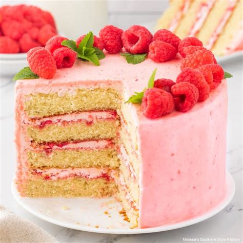 Raspberry Cake Melissassouthernstylekitchen