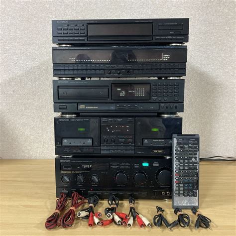 【傷や汚れあり】kenwood ケンウッド T 7j Ge 7 Dp 7j X 7j A 7j システムコンポ カセットデッキ アンプ