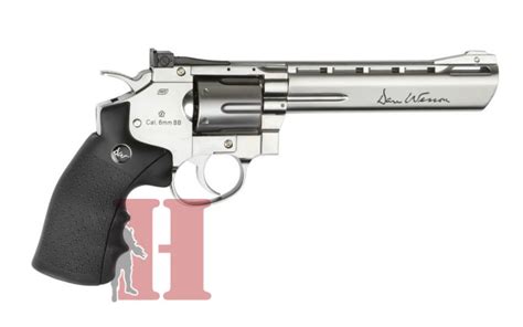 Dan Wesson 6 Silver Co2 Airsoft Pistol Revolver Hristo Airsoft Store