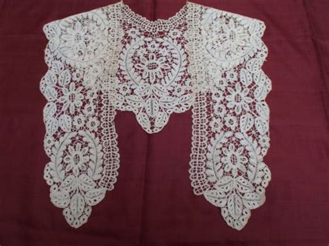 Bedfordshire Bobbin Lace Collar Linens And Lace Handmade Lace Lace