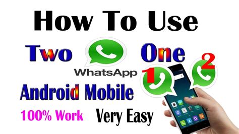 How To Use Two Whatsapp In One Android Phone Work With Proof Youtube