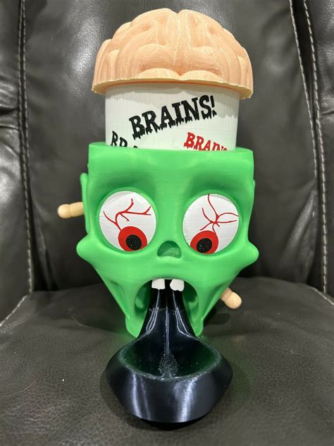 3d Printing Zombie Candy Dispenser • Made With Bambu P1p・cults