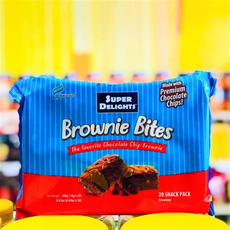 Super Delights Brownie Butterscotch Bites Snack Packs X G